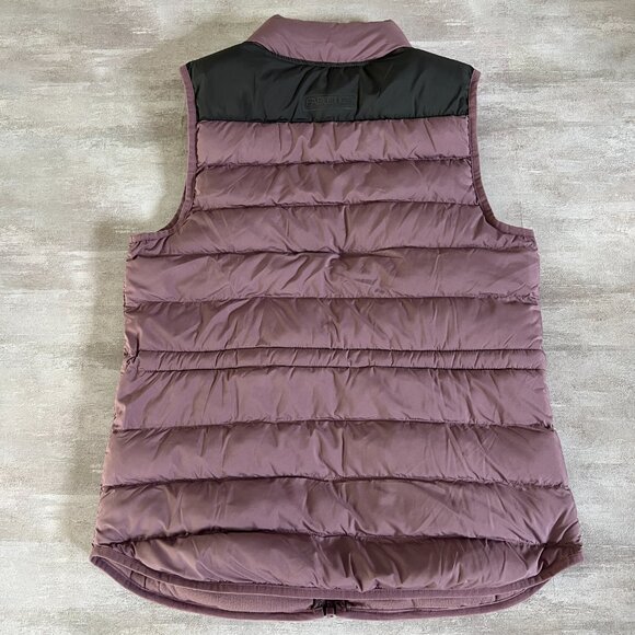 Fabletics Purple Black Puffer Vest Womens XS - Picture 3 of 3